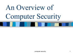 Computer Security Overview: Threats, Policies, and Mechanisms