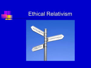 Ethical Relativism