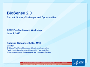 BioSense Update May 2013