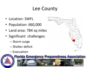 Lee County EOC Presentation
