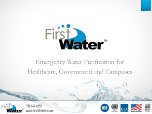 Inventory - First Water Systems