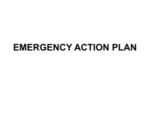 EMERGENCY ACTION PLAN
