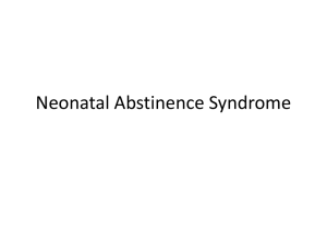 Neonatal Abstinence Syndrome
