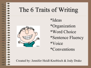 6 Traits of Writing: Ideas, Organization, and More