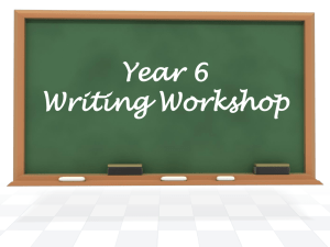 Writing Workshop
