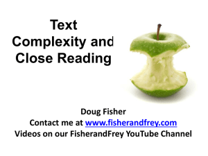 Text Complexity Raising Rigor
