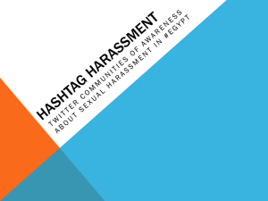 HASHTAG HARASSMENT