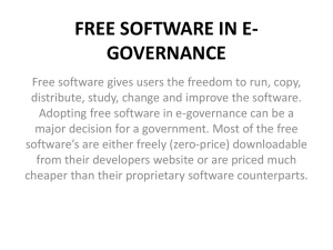 FREE SOFTWARE IN E