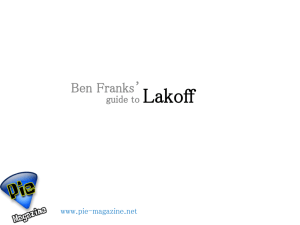 Guide to Robin Lakoff, Gender Sociolinguistic