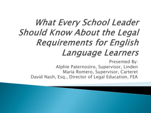ELL Legal Requirements Workshop.4.26.12