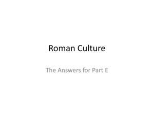 Roman Culture Quiz Answers: Vesuvius, Latin, Pompeii