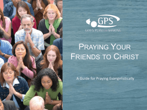 Praying Your Friends to Christ: Evangelism Guide