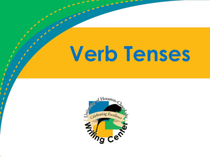 Verb Tenses