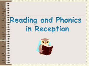 Learning to Read - Blossomfield Infant School