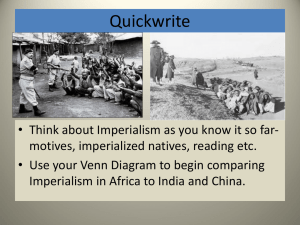 Imperialism in Africa vs. India: A Comparative Study