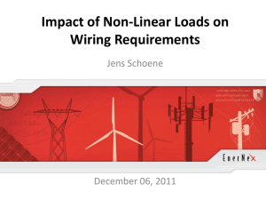 Impact of Non-Linear Loads on Wiring Requirements