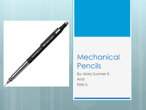 Mechanical Pencils: Design, Materials & Lifecycle