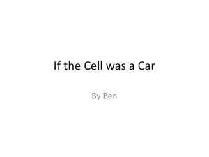 Cell as a Car Analogy: Biology for Middle School