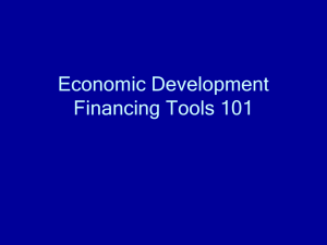 Tax Increment Financing - North Carolina Arts Council