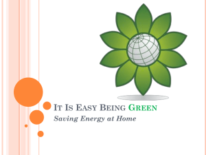 Saving Energy - Tricia Abrizenski