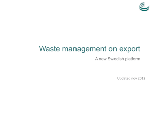 Treatment of household waste 2011 (%) PowerPoint