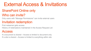 SharePoint Online, External Sharing end-to-end