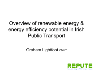 Overview of renewable energy & energy efficiency