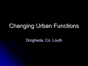 Changing Urban Functions