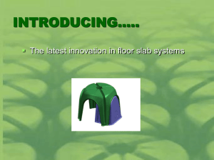 Cupolex Dome Floor Slab System: Innovation & Benefits