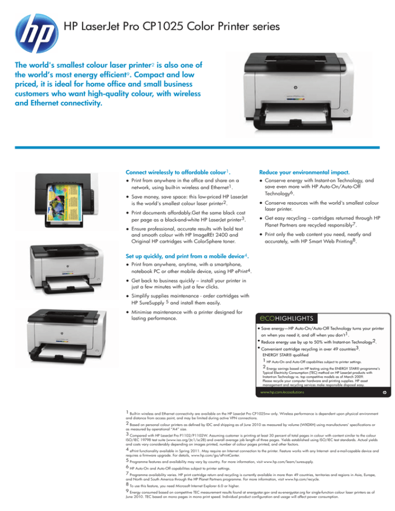hp color laserjet pro cp1025
