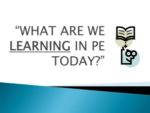 Power Point - PE Rocks!!