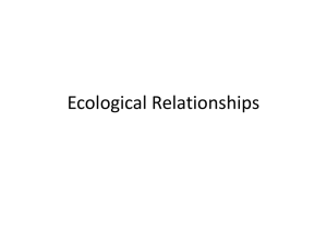 Ecological Relationships: Symbiosis, Predation & Competition