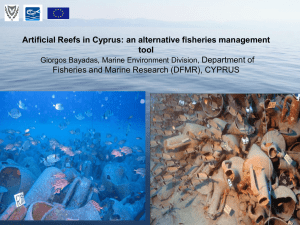 Artificial Reefs in Cyprus