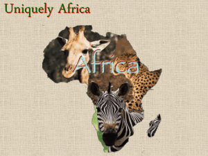 Uniquely Africa