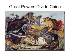Great Powers Divide China: Political Cartoon Analysis