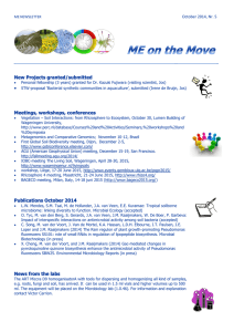 October 2014, Nr. 5 - NIOO-KNAW