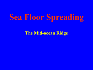 Sea Floor Spreading: Mid-Ocean Ridge & Plate Tectonics