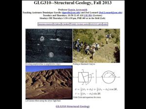 Structural Geology: Faults, Stress, and Mohr Circles