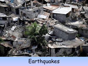 Earthquakes