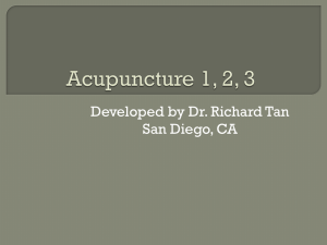 Dr. Tan`s Acupuncture 1, 2, 3