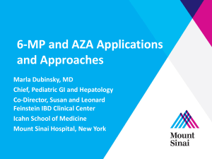 6-MP and Azathioprine - Advances in Inflammatory Bowel Diseases