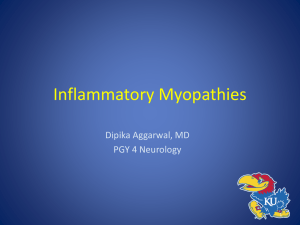 Inflammatory myopathies