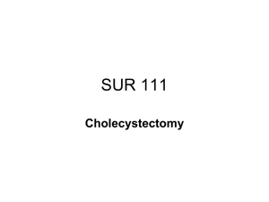 Cholecystectomy
