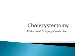 Cholecystectomy