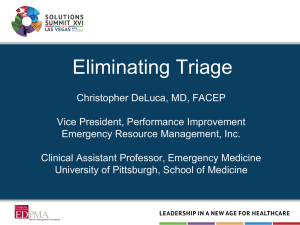 Eliminating Triage