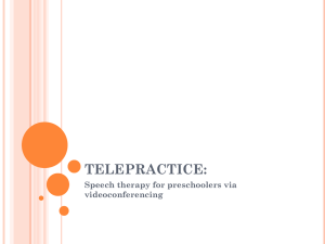 Telepractice: - LiteracyAccess Online