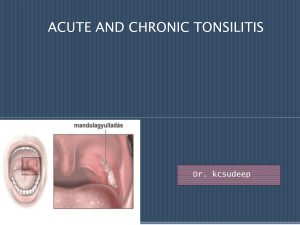 Acute and Chronic Tonsillitis: Symptoms, Treatment & More