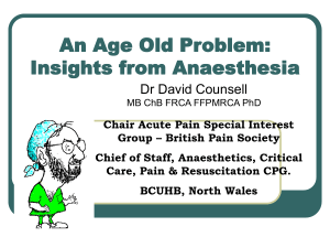David Counsell - National Confidential Enquiry into Patient