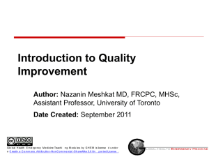 Quality Improvement