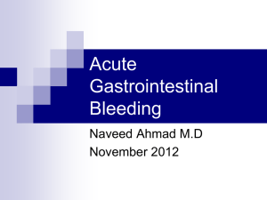 Gastrointestinal Bleeding
